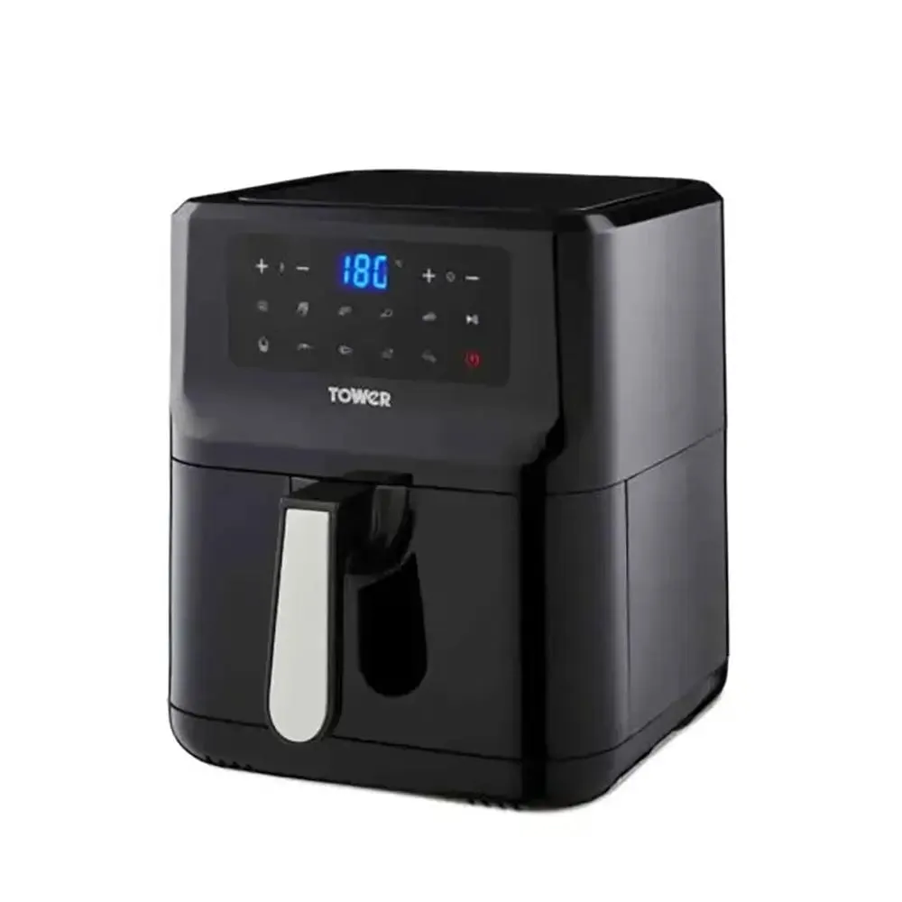 Tower T17089 Vortx 5l Digital Air Fryer, 33cm Wide - Black