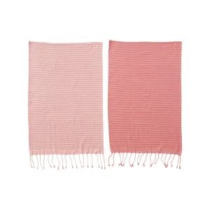 Turkish Hand Towel w/ Stripe and Fringe