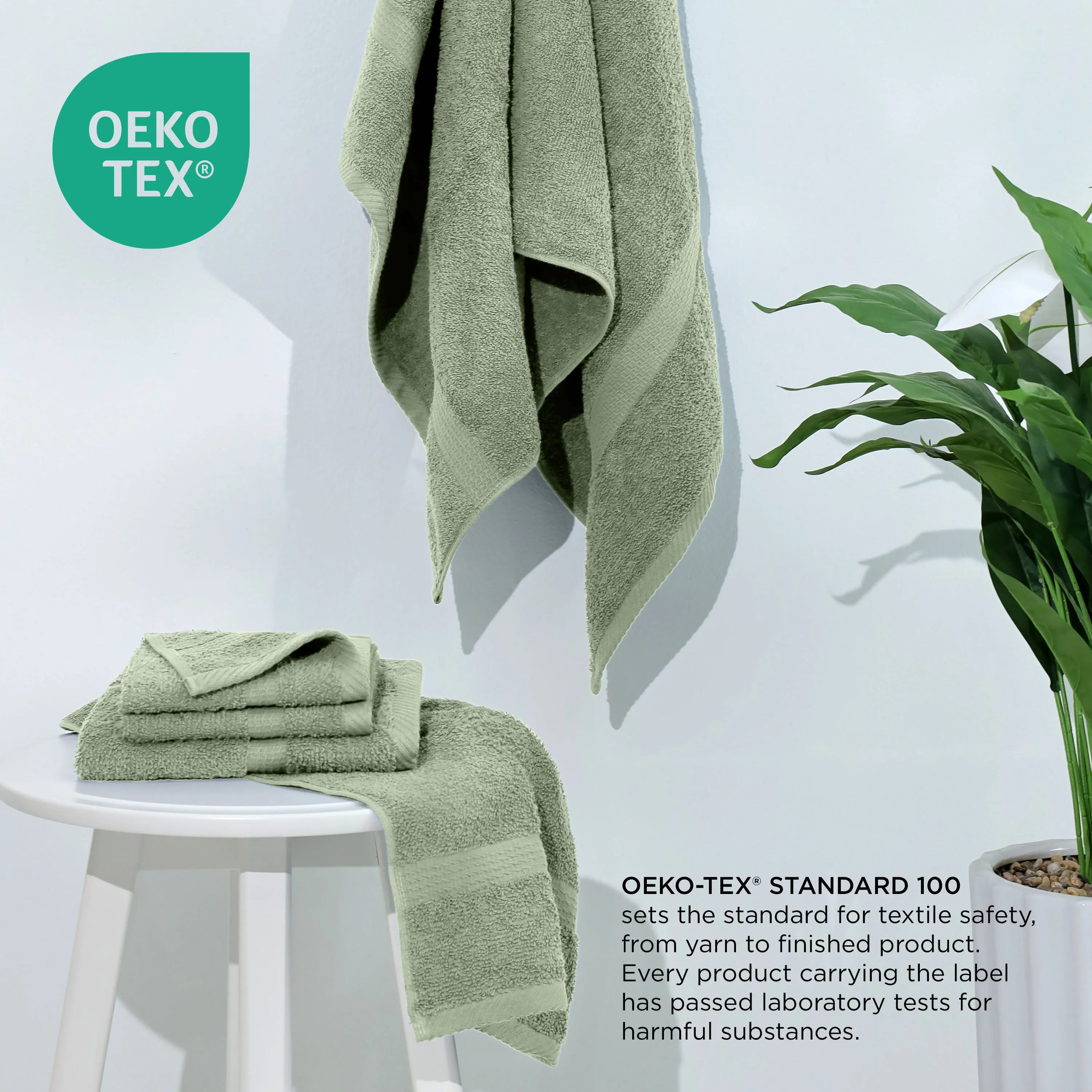 Utica Essentials 6 Piece Bath Towel Set