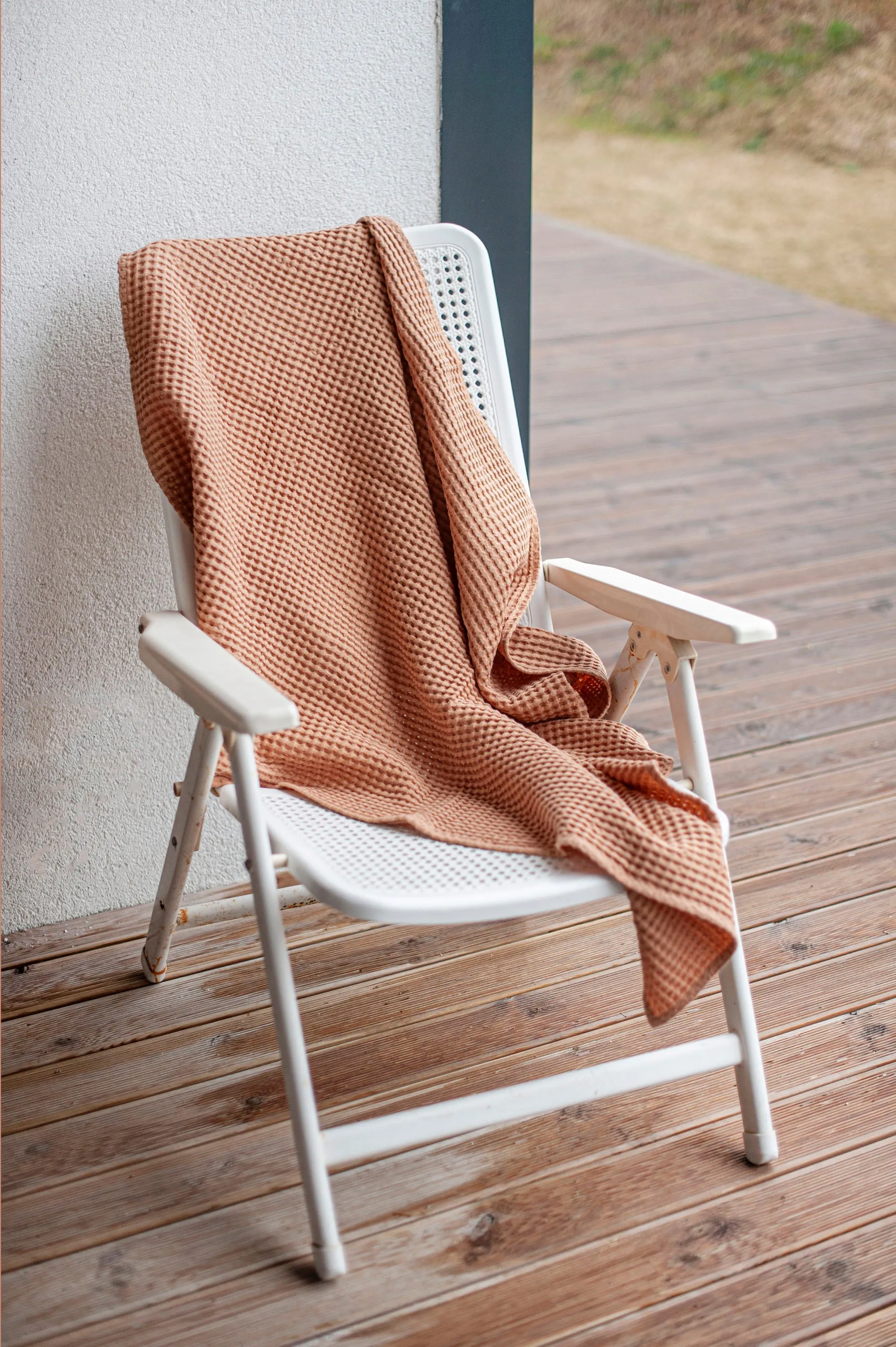 Waffle Linen Towel Set