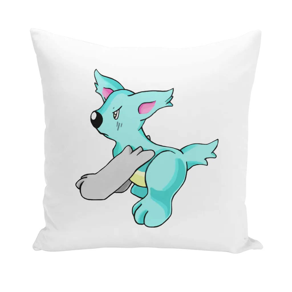 Wolfin Throw Pillows