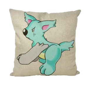 Wolfin Throw Pillows